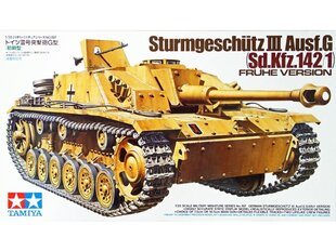 Конструктор Tamiya - Sturmgeschütz III Ausf.G (Sd.Kfz.142/1) Frühe Version, 1/35, 35197 цена и информация | Tamiya Детям от 3 лет | hansapost.ee