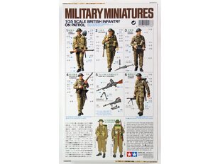 Tamiya - British Infantry On Patrol, 1/35, 35223 цена и информация | Конструкторы и кубики | hansapost.ee