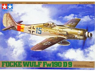  Сборная модель Tamiya - Focke-Wulf Fw190 D-9, 1/48, 61041 цена и информация | Конструкторы и кубики | hansapost.ee