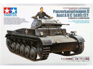 Tamiya - German Panzerkampfwagen II Ausf.A/B/C (Sd.Kfz.121) (French Campaign), 1/35, 35292 цена и информация | Конструкторы и кубики | hansapost.ee
