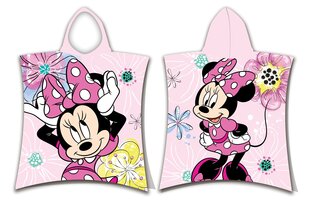Disney pontšo lastele Minnie Pink bow, 50x115 cm hind ja info | Disney Voodipesu ja kodutekstiil | hansapost.ee