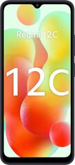 Xiaomi Redmi 12C 3/64GB Graphite Gray MZB0DKXEU цена и информация | Мобильные телефоны | hansapost.ee
