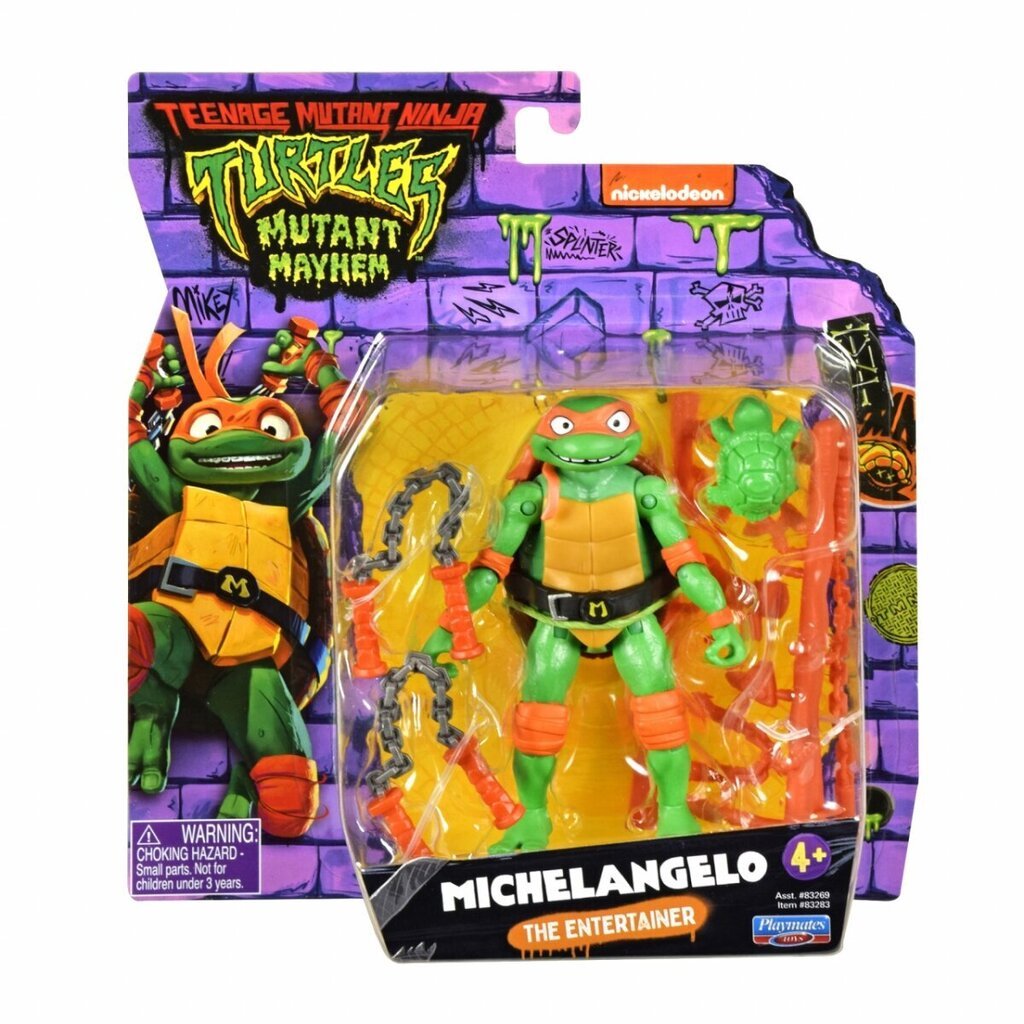 Kuju Tmnt Ninja kilpkonnad Michelangelo 83283 hind ja info | Mänguasjad poistele | hansapost.ee