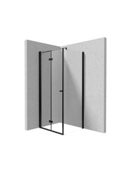 Deante dušikabiin Kerria Plus black mat 100x80,90,100 cm price and information | Shower cabins | hansapost.ee