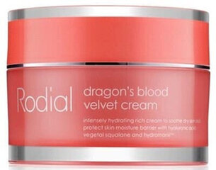 Niisutav ja toitev näokreem Rodial Dragon's Blood Velvet Cream, 50 ml цена и информация | Кремы для лица | hansapost.ee