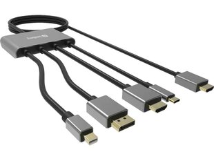 Sandberg 509-21 All-In-1 Display Adapter Hub цена и информация | Адаптеры, USB-разветвители | hansapost.ee