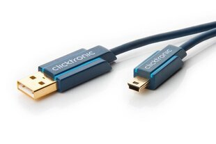 Clicktronic, USB-A/USB-B, 1 м цена и информация | Кабели и провода | hansapost.ee