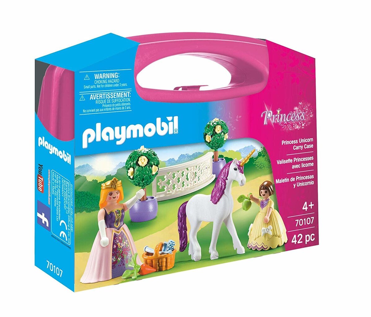 70107 PLAYMOBIL® Carry Case, Printsess ükssarvikuga hind ja info | Klotsid ja konstruktorid | hansapost.ee