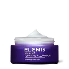 Jahutav öömask niiskuse säilitamiseks Elemis Peptide4 Plumping Pillow Facial, 50 ml цена и информация | Маски для лица, патчи для глаз | hansapost.ee