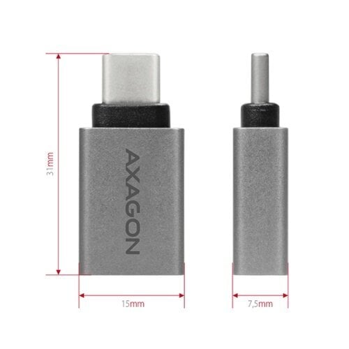 Axagon RUCM-AFA hind ja info | USB adapterid ja jagajad | hansapost.ee