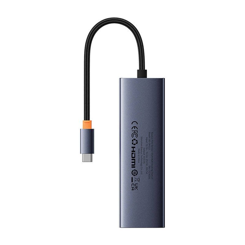 Baseus UltraJoy 7-Port hind ja info | USB adapterid ja jagajad | hansapost.ee
