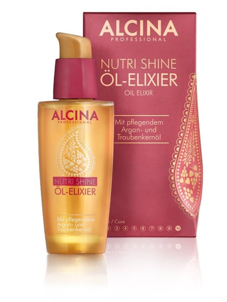 Seerum kahjustatud juustele Alcina Nutri Shine 50 ml hind ja info | Juuksemaskid, õlid ja seerumid | hansapost.ee