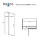 Dušikabiin Besco Exo-CH Black, 120x80,90,100 cm hind ja info | Dušikabiinid | hansapost.ee