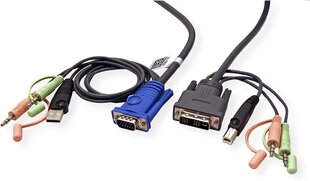 Aten, VGA/USB/DVI, 1.8 m hind ja info | Juhtmed ja kaablid | hansapost.ee