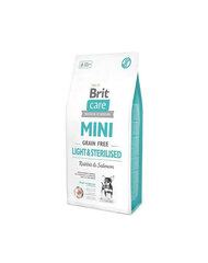 Brit Care Grain Free Mini light küüliku ja lõhega, 14 kg (2 x 7 kg) цена и информация | Сухой корм для собак | hansapost.ee