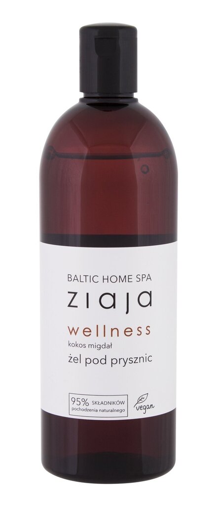 Dušigeel kookose ja mandli aroomiga Ziaja Baltic Home Spa Wellness, 500 ml цена и информация | Dušigeelid, õlid | hansapost.ee