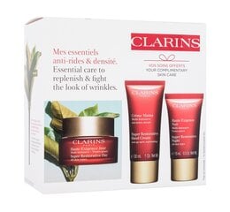 Komplekt naistele Clarins: Taastav päevakreem, 50 ml + Taastav öökreem, 15 ml + Taastav kätekreem, 30 ml цена и информация | Кремы для лица | hansapost.ee