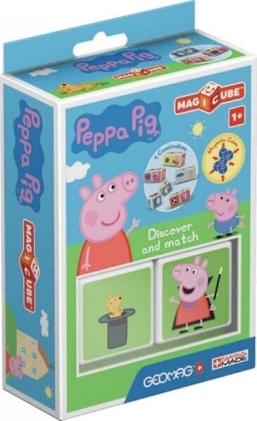 Magnetkuubikud Trefl Peppa Pig цена и информация | Klotsid ja konstruktorid | hansapost.ee