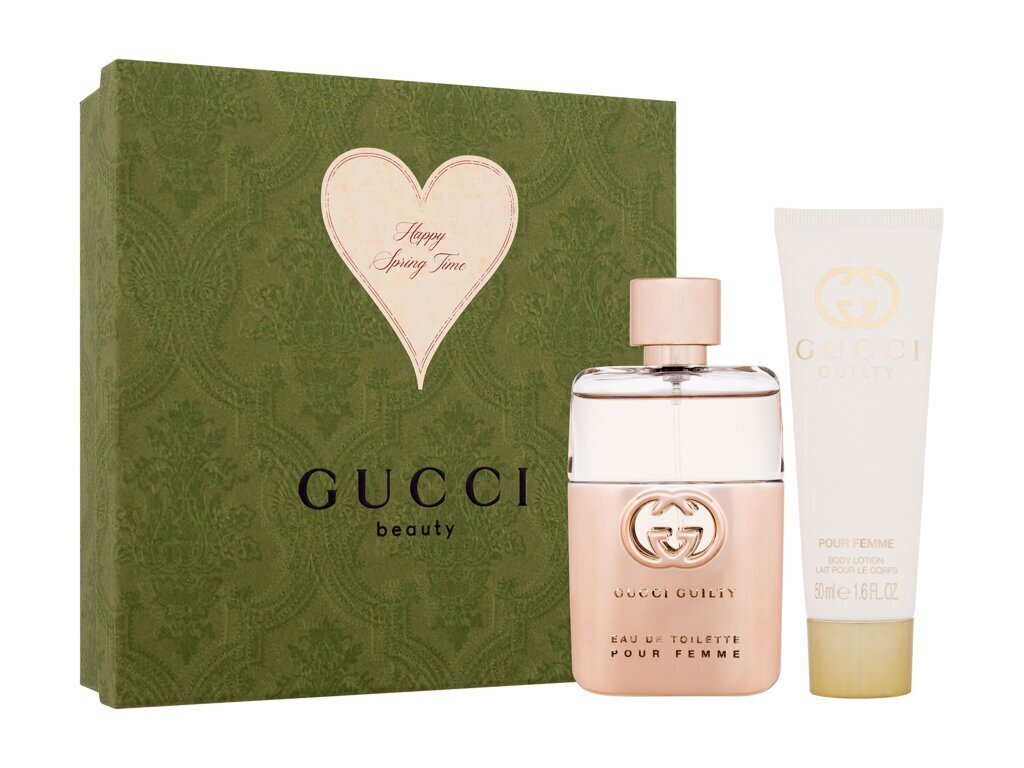 Komplekt Gucci Guilty Pour Femme naistele: EDT 50 ml + ihupiim, 50 ml цена и информация | Parfüümid naistele | hansapost.ee