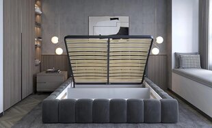 Кровать  Lamica, 140x200 см, серый цвет цена и информация | Кровати | hansapost.ee