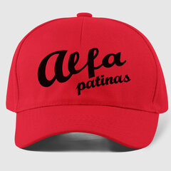 Кепка Альфа-самец, красный цвет цена и информация | Оригинальные шапки | hansapost.ee