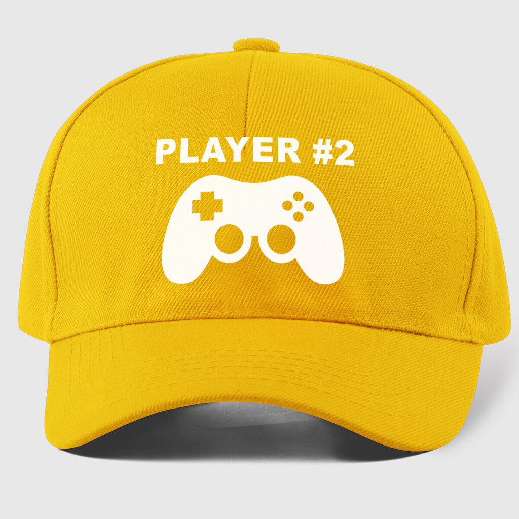 Müts Player #2, kollane цена и информация | Huvitavad mütsid | hansapost.ee