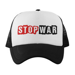 Кепка STOP WAR, черная цена и информация | Оригинальные шапки | hansapost.ee
