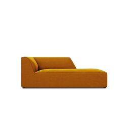 Бархатный правый диван Micadoni Ruby, желтый цвет цена и информация | Диваны | hansapost.ee