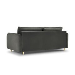 Бархатный диван-кровать Micadoni Scaleta, серый/золотой цвет цена и информация | Диваны | hansapost.ee