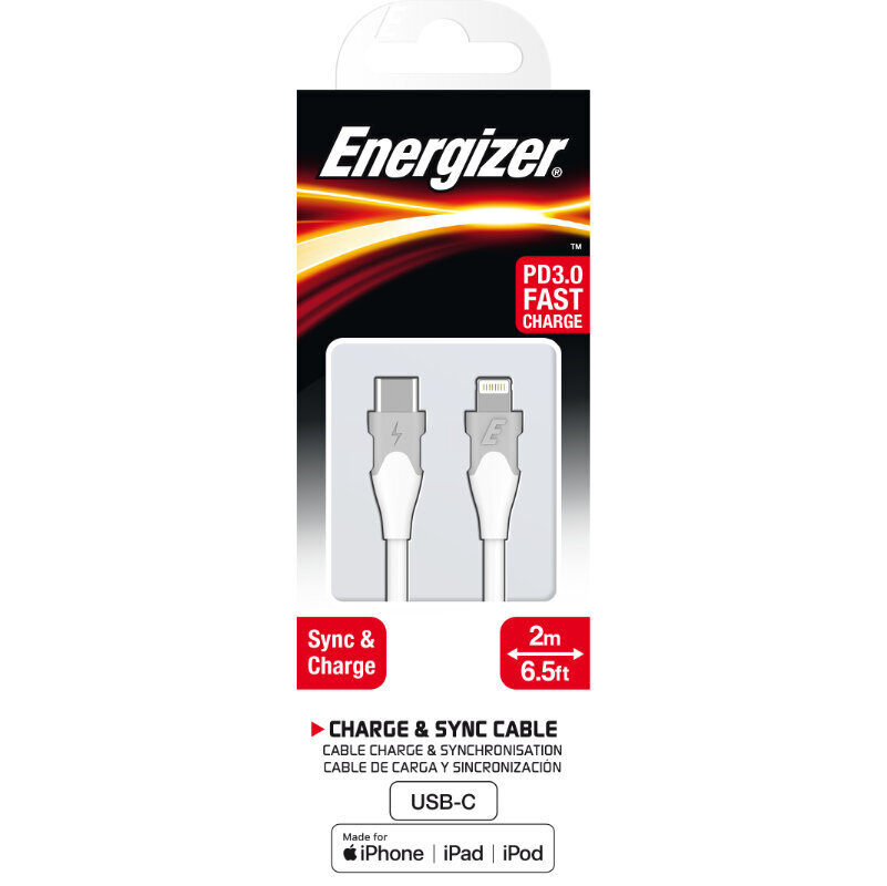 Energizer Classic C61CLNKWH4 hind ja info | Mobiiltelefonide kaablid | hansapost.ee