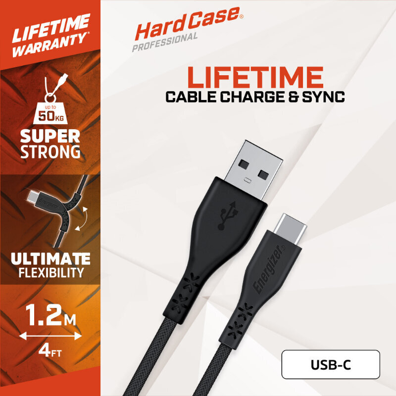 Energizer HardCase C410CGBK цена и информация | Mobiiltelefonide kaablid | hansapost.ee