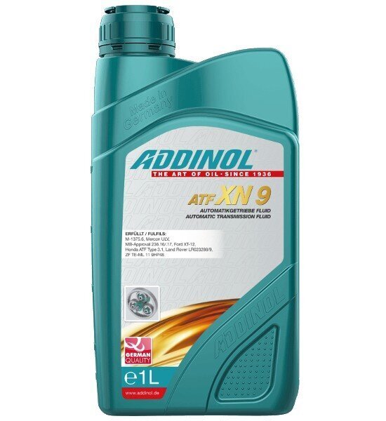 Käigukastiõli Addinol ATF XN 9 ZF 9HP / MB 236.16 / 236.17 - 1L цена и информация | Eriotstarbelised määrdeõlid ja määrdevedelikud | hansapost.ee