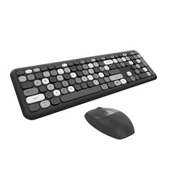 Juhtmevaba klaviatuuri ja hiire komplekt Mofii 666 2.4G (must) цена и информация | Клавиатура с игровой мышью 3GO COMBODRILEW2 USB ES | hansapost.ee