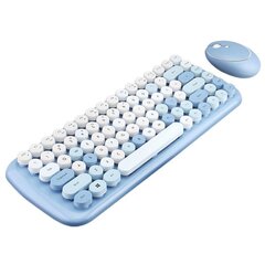 Juhtmevaba klaviatuuri ja hiire komplekt Mofii Candy 2.4G (sinine) hind ja info | Klaviatuurid | hansapost.ee