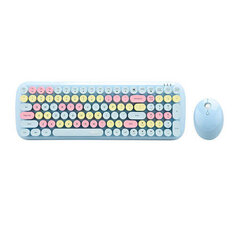 Беспроводная клавиатура и мышь Mofii Candy XR 2.4G, синий цена и информация | Клавиатуры | hansapost.ee