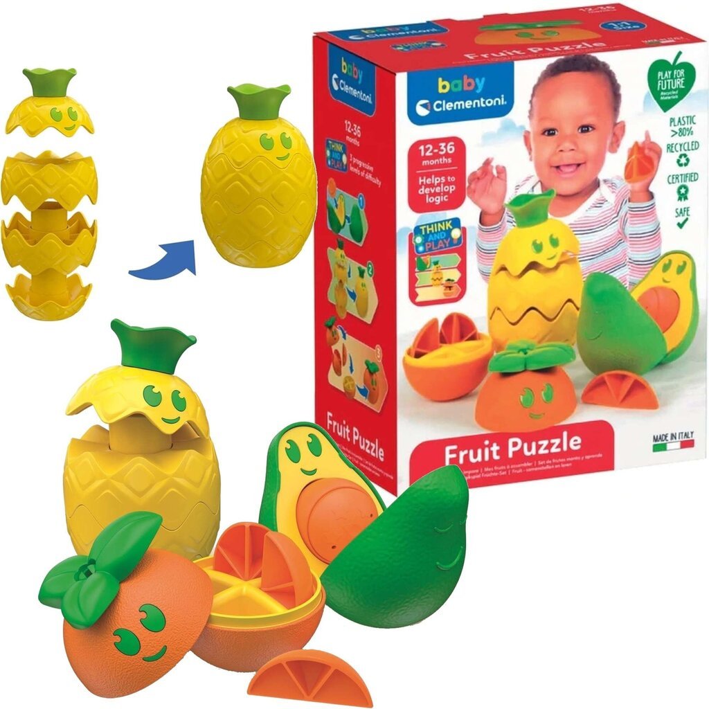 Puslemänguasi Fruit Clementoni 17719 цена и информация | Beebide mänguasjad | hansapost.ee