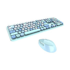 Беспроводной комплект клавиатура+мышь MOFII Sweet 2.4G, бело-бежевый цена и информация | Клавиатуры | hansapost.ee