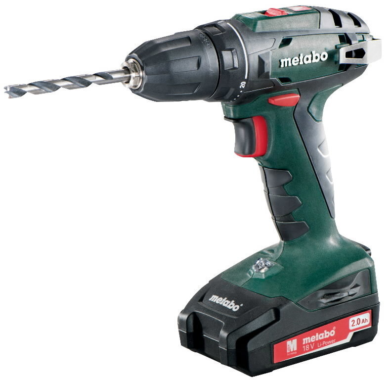 Akutrell BS 18 / 2x2,0 Ah, Metabo hind ja info | Akutrellid, puurid ja kruvikeerajad | hansapost.ee