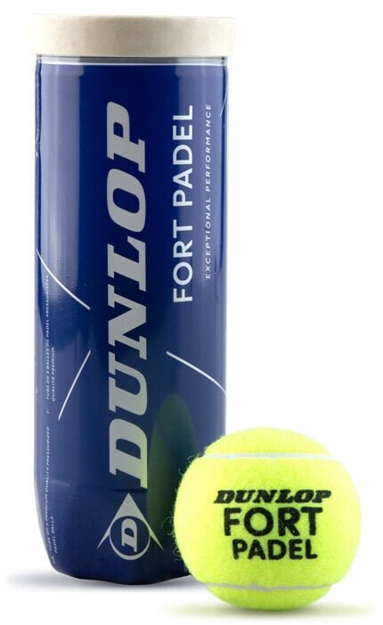 Padelipallid Dunlop Fort Padel Fip, 3 tk. цена и информация | Squash | hansapost.ee