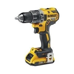 Trell-kruvikeeraja DeWalt DCD791D2; 18 V; 2x2,0 Ah aku price and information | Cordless drills, drills and screwdrivers | hansapost.ee