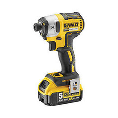 Ударный шуруповерт DeWalt DCF887P2; 18 В; Аккумулятор 2x5,0 Ач. цена и информация | Дрели и шуруповёрты | hansapost.ee