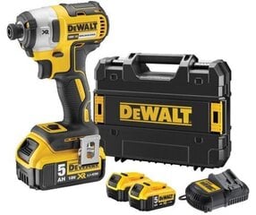 Ударный шуруповерт DeWalt DCF887P2; 18 В; Аккумулятор 2x5,0 Ач. цена и информация | Дрели и шуруповёрты | hansapost.ee