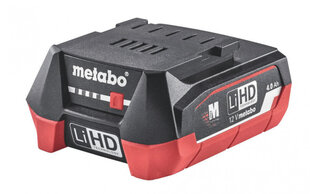 Аккумулятор 12V / 4,0 Ah LiHD, Metabo цена и информация | Дрели и шуруповёрты | hansapost.ee