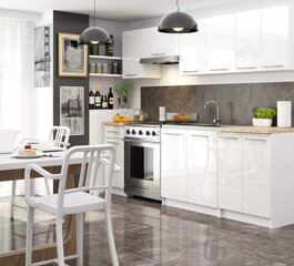 Кухонный шкафчик NORE Oliwia S80, белого цвета цена и информация | Кухонные шкафчики | hansapost.ee
