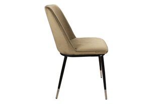 Комплект из 4 обеденных стульев Signal Jill Velvet, зеленый/черный цвет цена и информация | Стулья для кухни и столовой | hansapost.ee