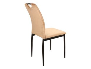 Набор из 4 обеденных стульев Signal Rip Velvet, зеленый/черный цвет цена и информация | Стулья для кухни и столовой | hansapost.ee
