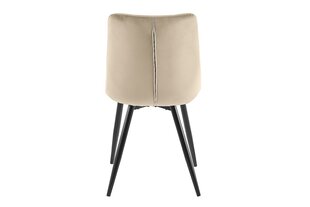Набор из 4 обеденных стульев Signal Ralph Velvet, зеленый/черный цвет цена и информация | Стулья для кухни и столовой | hansapost.ee