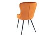 Söögitoolide komplekt Signal Lotus Velvet, 4 tooli, oranž/must hind ja info | Köögitoolid, söögitoolid | hansapost.ee