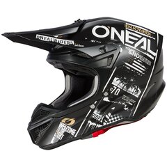 Кроссовый шлем O'Neal 5SRS, черный цвет цена и информация | Шлемы для мотоциклистов | hansapost.ee