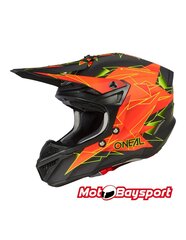 Кроссовый шлем O'Neal 5SRS, оранжевый/черный цвет цена и информация | Шлемы для мотоциклистов | hansapost.ee